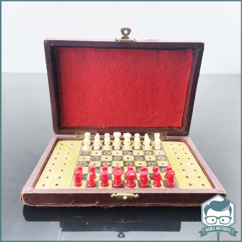 Vintage Chess c1950s-1960s `Ilex Series` Pocket Chess Set!!!