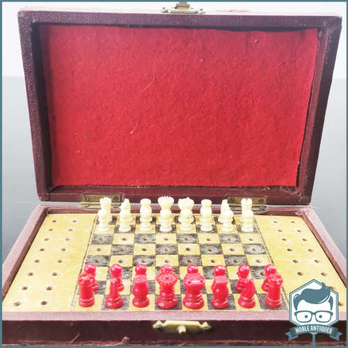 Vintage Chess c1950s-1960s `Ilex Series` Pocket Chess Set!!!