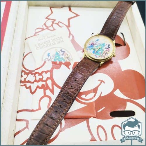 Original Vintage 1994 Boxed A Mickey Mouse Christmas Limited Edition Watch!!!