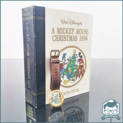 Original Vintage 1994 Boxed A Mickey Mouse Christmas Limited Edition Watch!!!