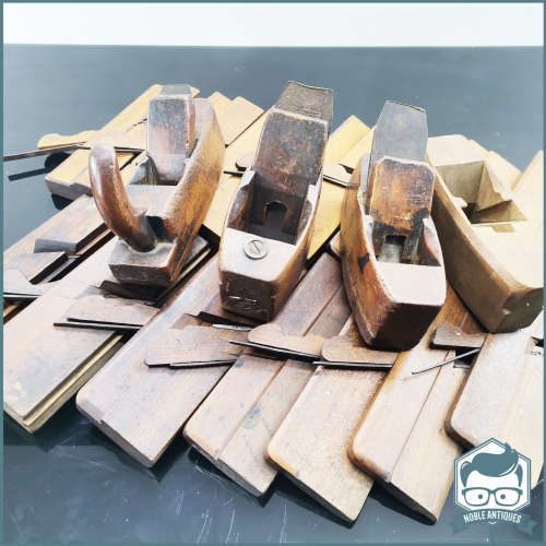 MASSIVE Antique Cabinet and Frame Makers Wood Plane Collection!!!