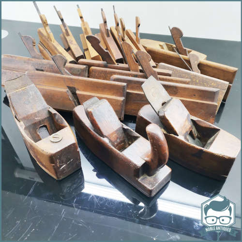 MASSIVE Antique Cabinet and Frame Makers Wood Plane Collection!!!