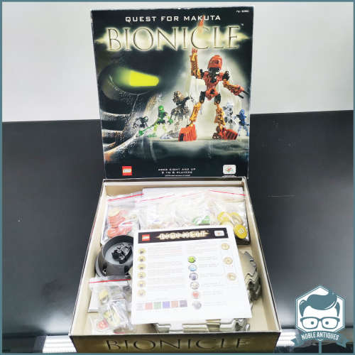 Original Boxed LEGO Bionicle Quest for Makuta Adventure Board Game!!!