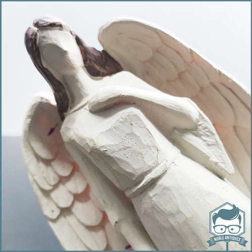 Two Ornamental Angel Figurines - Bid For Both !!!