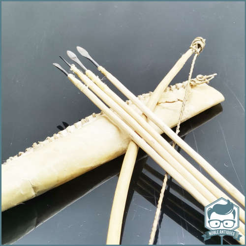 Original Bushman Bow, arrow, and sheep skin quiver!!!
