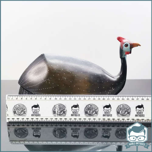 Original Feathers Gallery Handcrafted Wood Helmeted Guinea Fowl 377/2000!!!