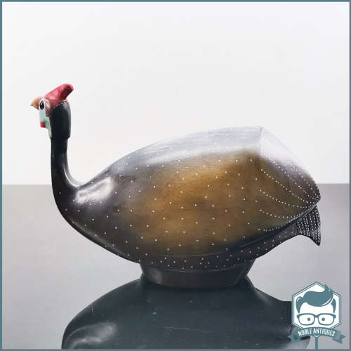 Original Feathers Gallery Handcrafted Wood Helmeted Guinea Fowl 377/2000!!!