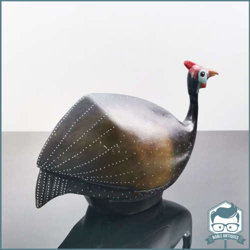 Original Feathers Gallery Handcrafted Wood Helmeted Guinea Fowl 377/2000!!!