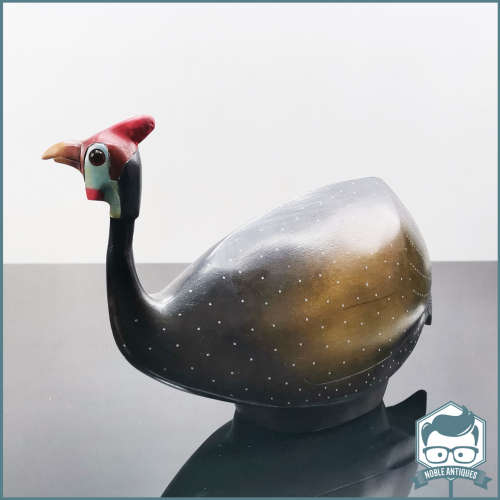 Original Feathers Gallery Handcrafted Wood Helmeted Guinea Fowl 377/2000!!!