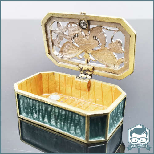 Detailed Butterfly Themed Fabergé Styled Trinket Box!!!