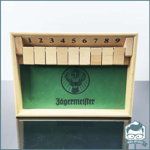 Original Jägermeister Shut The Box Game and Rules!!!