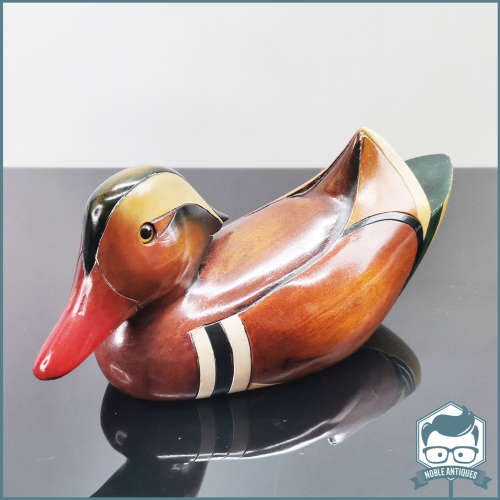 Original Feathers Gallery Handcrafted Wood Manderin Duck 654/2000!!!