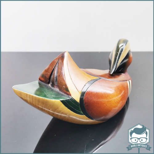 Original Feathers Gallery Handcrafted Wood Manderin Duck 654/2000!!!