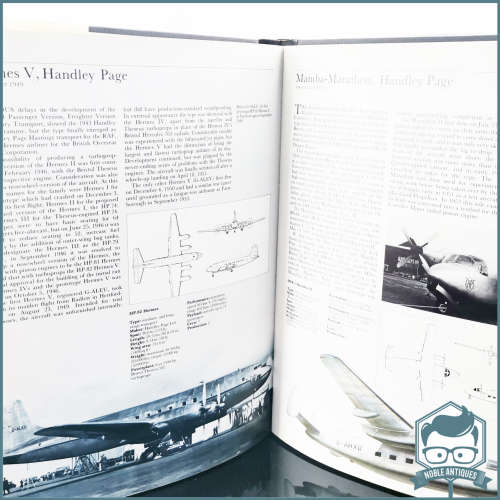 The Illustrated Encyclopedia of Propeller Airliners Book by Bill Gunston Hardcover 265 pages!!!