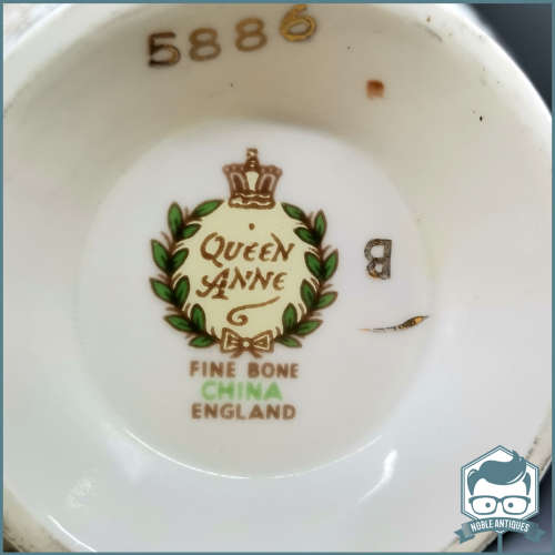 Original Queen Anne Tea Trio!! No Chips or Cracks!!!