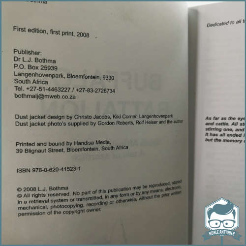Buffalo Battalion: South Africa`s 32 Battalion : a Tale of Sacrifice Signed by L. J. Bothma!!!