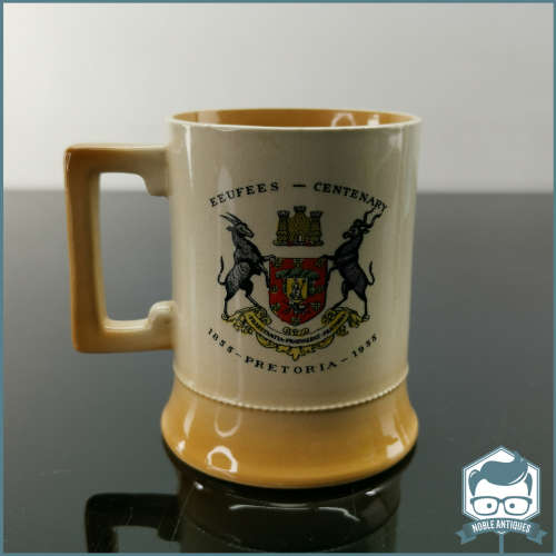 English Arthurwood Porcelain Pretoria Union Buildings Eeufees Centenary 1855 -1955 Mug!!!