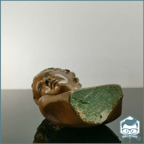 Vintage Plaster Bust Eros God of Love With Bronze Finish!!!