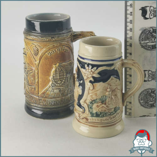 Original German Porcelain Beer Tankards!!!