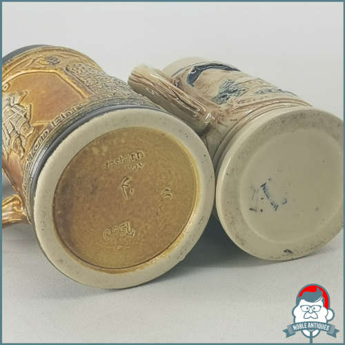 Original German Porcelain Beer Tankards!!!