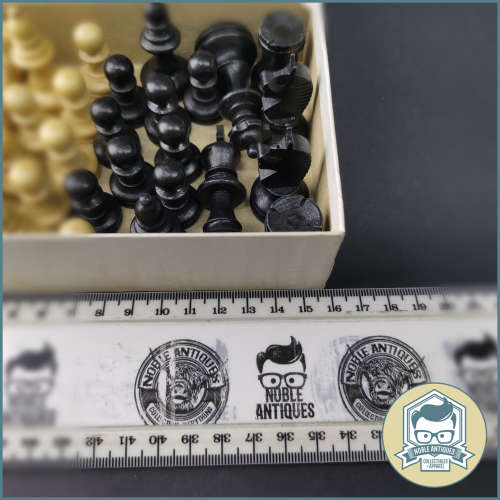 Vintage 1984 Boxed Complete CNA Chess Pieces!!!