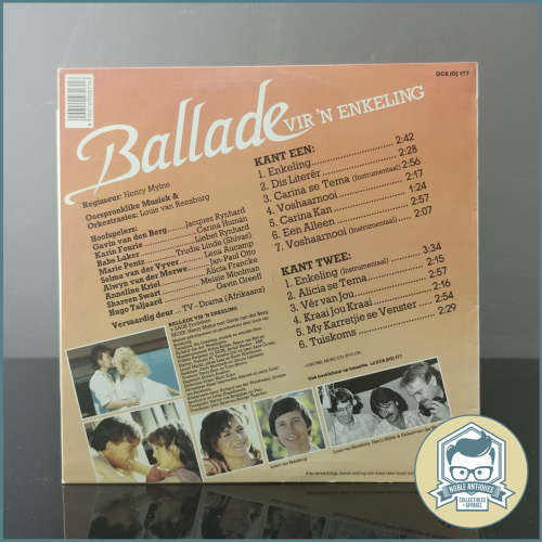 Ballade Vir n Enkeling ( 1987 Vinyl, LP, Compilation South Africa, VG)