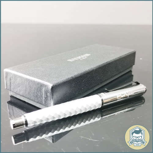 Original Boxed Faceted Metal Branded Balman Paris Ball Point Pen!!!