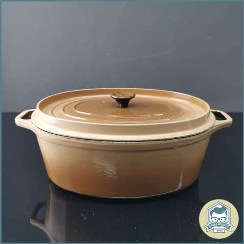 Extremely Heavy Original Invicta Cast Iron Pot with Lid!!!