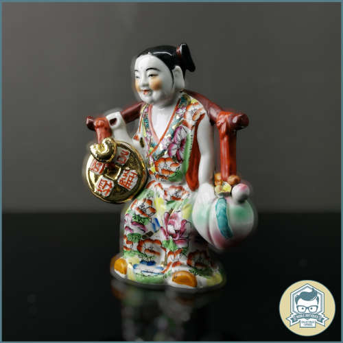 Oriental Glazed Porcelain Figure - 250mm Tall!!!