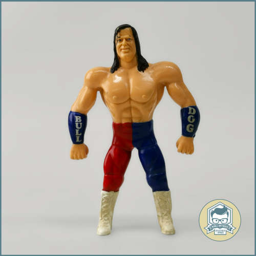 Vintage 1996 BRITISH BULLDOG WWE WWF BEND-EMS Just Toys !!! 12cm