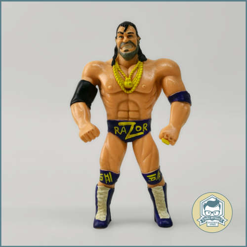 Vintage 1994 Razor Ramon WWE WWF BEND-EMS Just Toys !!! 12cm