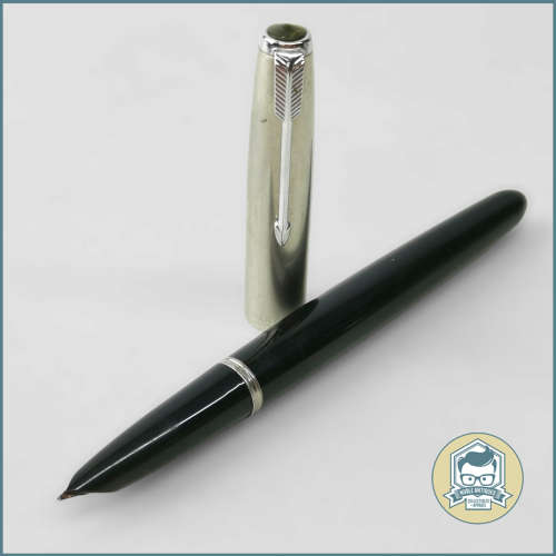 Vintage Parker 21 Super MKII Fountain Pen - Medium Steel Nib