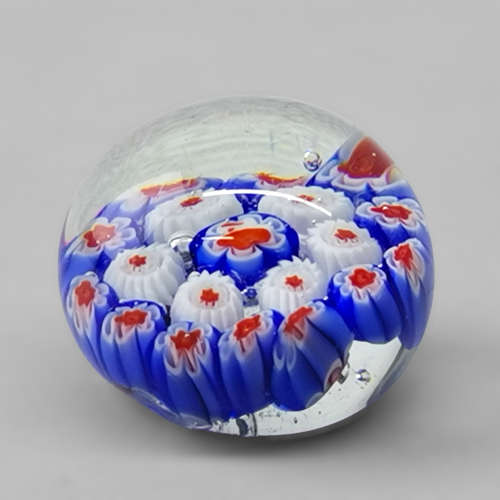 Millefiori Glass Paperweight Orb Paperweight!!!