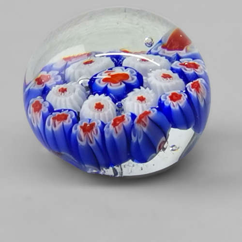 Millefiori Glass Paperweight Orb Paperweight!!!