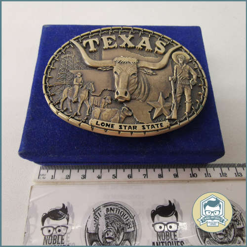 Solid Brass TEXAS Lone Star State Belt Buckle!!!