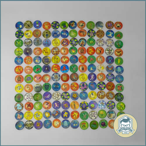 Vintage 145 POKEMON TAZOS Collection!!! Bid for All!!!