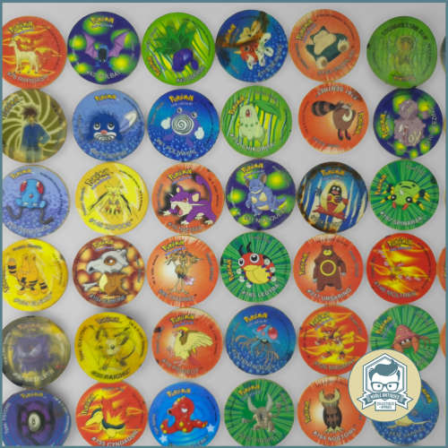 Vintage 145 POKEMON TAZOS Collection!!! Bid for All!!!