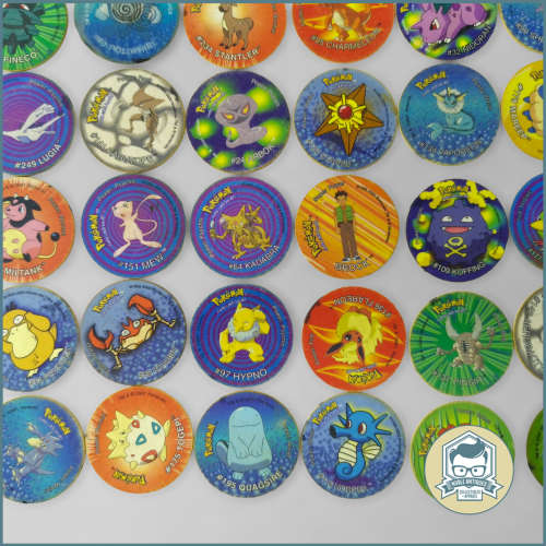Vintage 145 POKEMON TAZOS Collection!!! Bid for All!!!