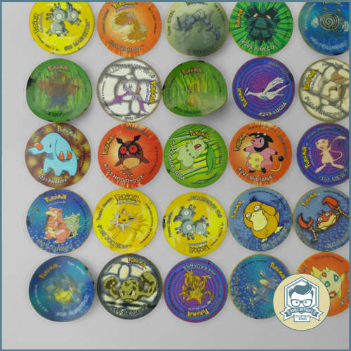 Vintage 145 POKEMON TAZOS Collection!!! Bid for All!!!