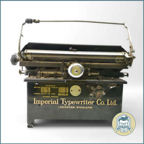 Original Antique 1920s Imperial Typewriter!!! Extremely Heavy!!!