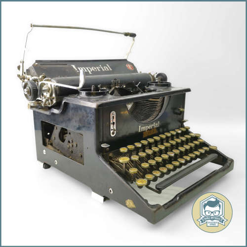 Original Antique 1920s Imperial Typewriter!!! Extremely Heavy!!!