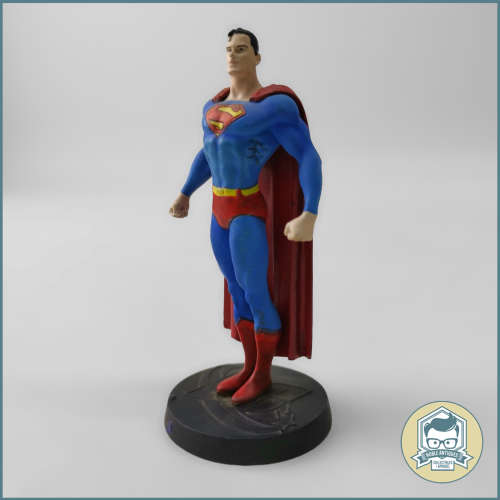 Cast Metal DC Super Hero Collection Superman (Includes full color Comic) !!! 9cm