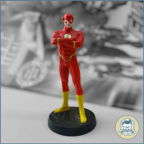 Cast Metal DC Super Hero Collection The Flash (Includes full color Comic) !!! 9cm