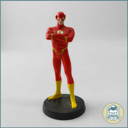 Cast Metal DC Super Hero Collection The Flash (Includes full color Comic) !!! 9cm