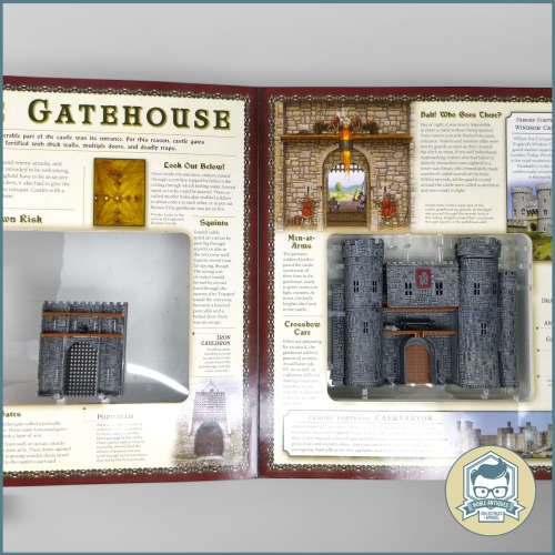 Explore Within a Medieval CASTLE Open the iron gates and explore an ancient fortress!!!! 3D BOOK