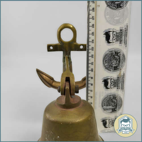 Polished Brass Ship Bell and Anchor Wall Hanging Decorative bell!!!