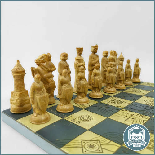 Vintage Medieval Chess Set, No Board Included!!!