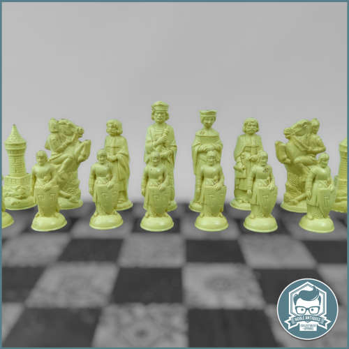 Vintage Medieval Chess Set, No Board Included!!!