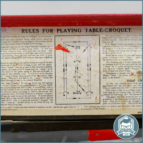 Vintage Boxed TABLE-CROQUET.!!!