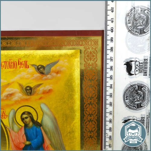 Highly Decorative Russian icon of the Dostóino yesť (Axion Estin) or Miluyushchaya!!!